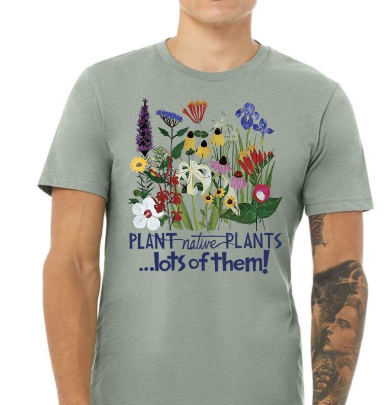 PLANT NATIVE PLANTS T-SHIRTS